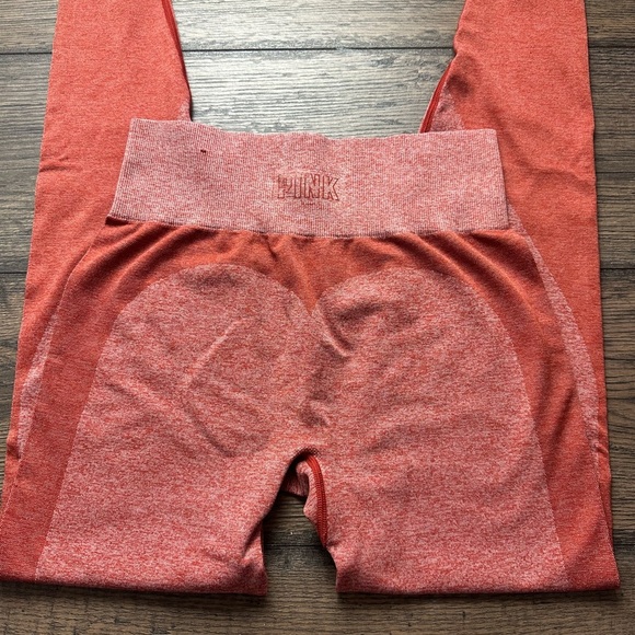 PINK Victoria's Secret Pants - PINK Victoria's Secret Heathered Red Pullover